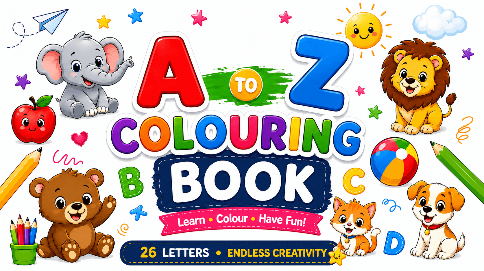 Alphabet Adventures A-Z Pack — One letter, one picture, one word per page from A to Z