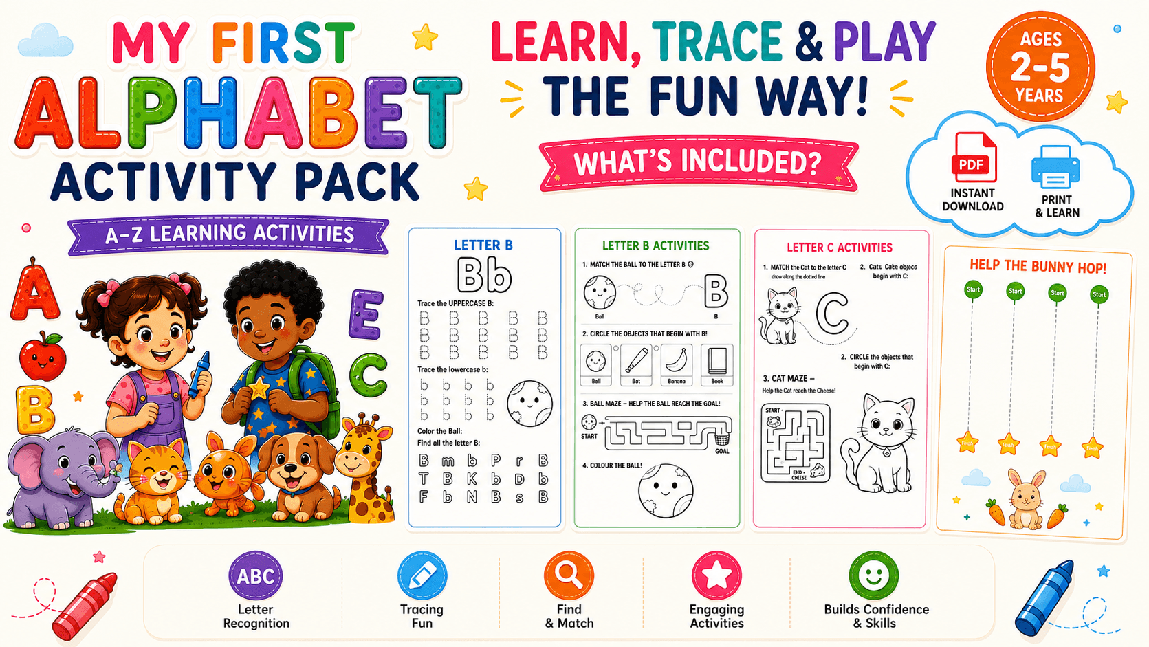 My First Alphabet Activity Book โ My First Alphabet Activity Book